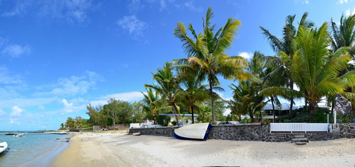 Grand Gaube - from the beach - Mauritius Guesthouse